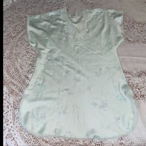 Miss Elaine floral short sleep gown, dress, moo moo